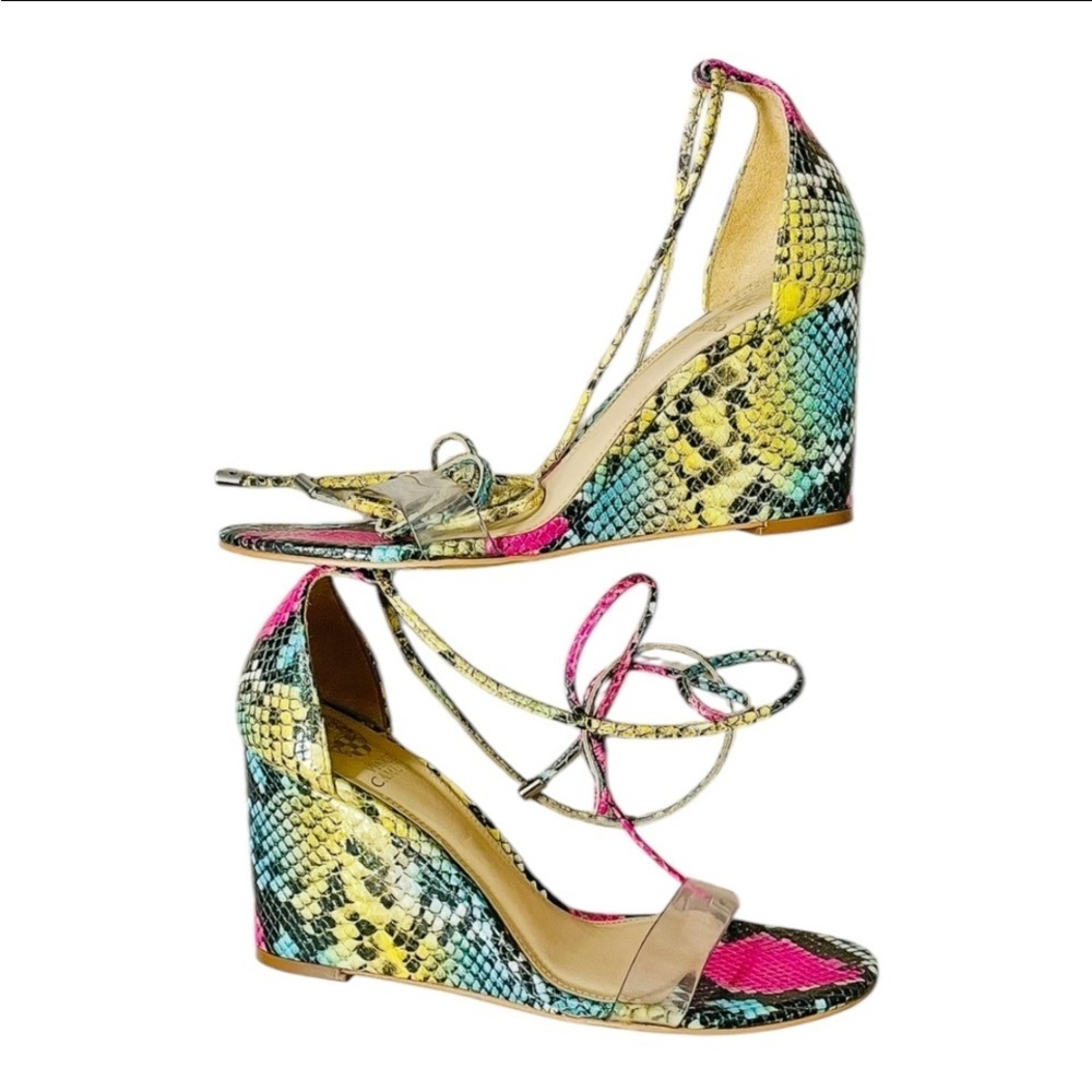 Vince Camuto Stassio Multicolor Python Embossed W… - image 7